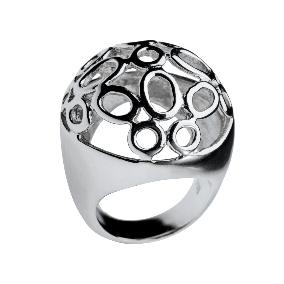 ANILLO CÚPULA PLATA