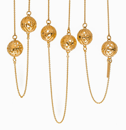 LONG GOLD PLATED NECKLACE