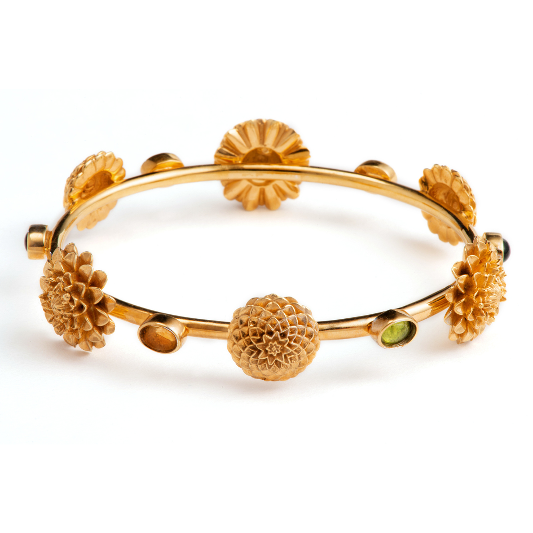 PULSERA JARDÍN DE DALIAS