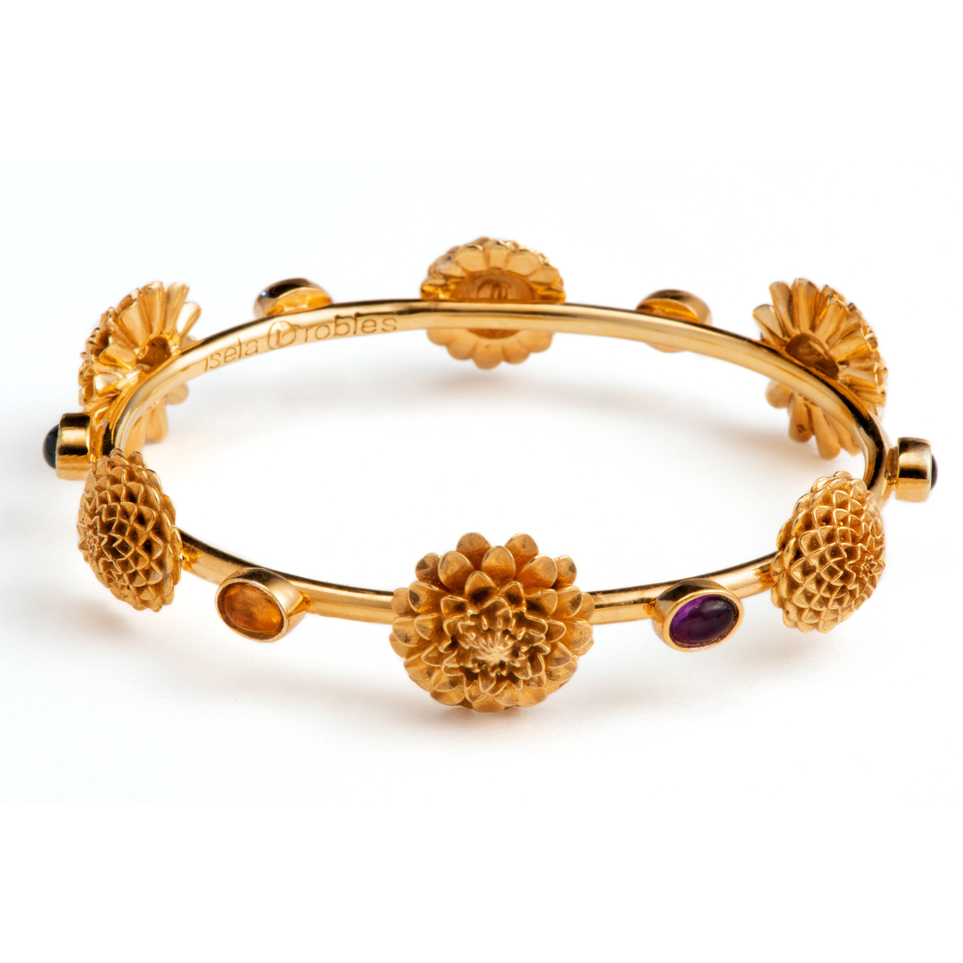 PULSERA JARDÍN DE DALIAS