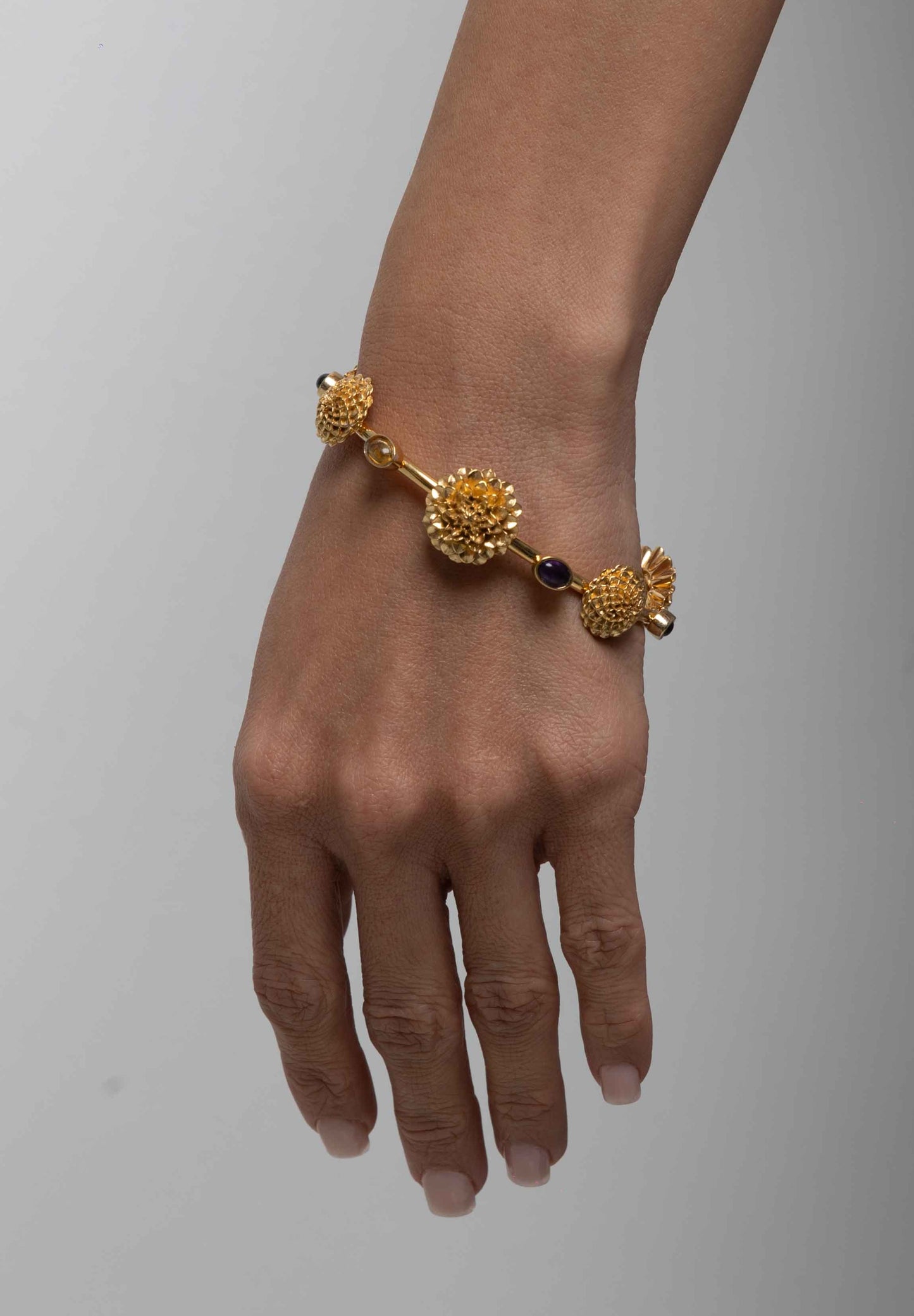 PULSERA JARDÍN DE DALIAS