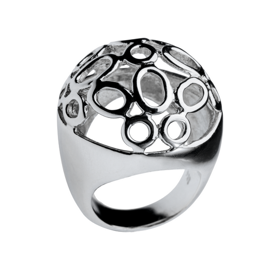 SILVER DOME RING