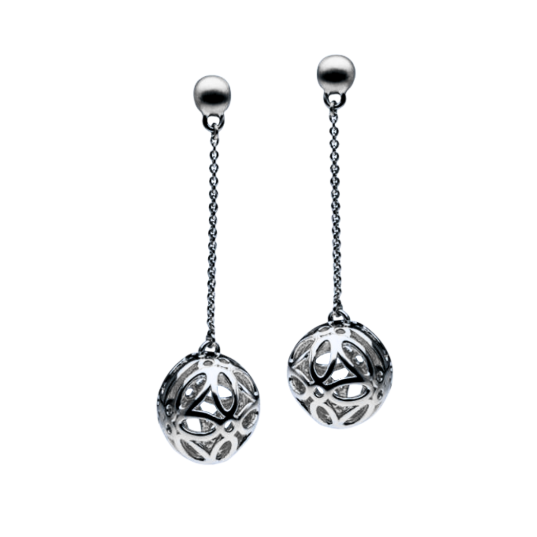 ARETES LARGOS PLATA